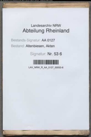 Höfe und Weingüter zu Hersel, Buschdorf und Widdig, Büsche zu Düntzekoven, Capellen etc. und einige beträchtliche Kapitalien