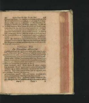 Titulus VIII. De Noxalibus Actionibus.