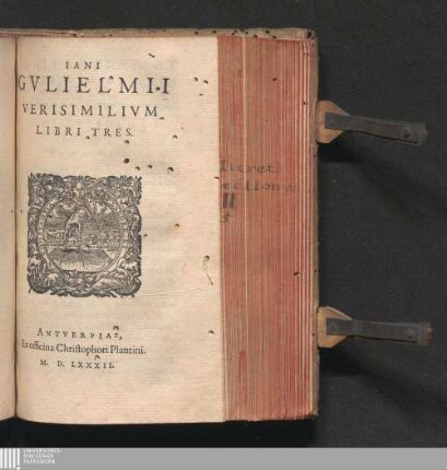 Iani Gvlielmi Verisimilivm Libri Tres