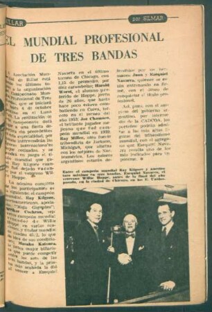 El Mundial Profesional de Tres Bandas