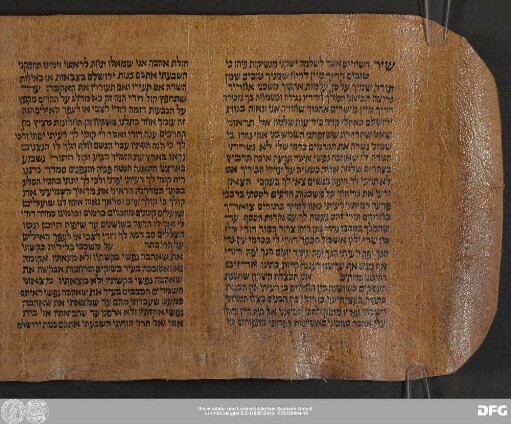 [Megilat Shir ha-shirim] - Bibliothek der Deutschen Morgenländischen Gesellschaft, Hs. Cod. Hebr. 9