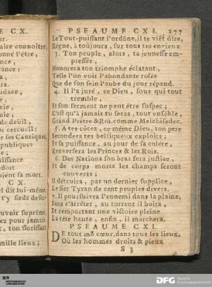 [Pseaume CXI. bis CXX.]
