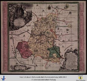 Delineatio geographica praefecturarum Wittebergensis et Graefenhainychen