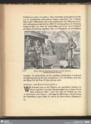Plakat des Wassertrinkers Manfredi.