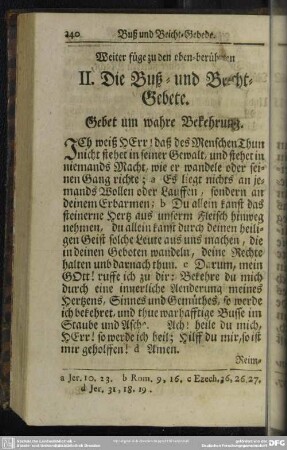 II. Die Buß- und Beicht-Gebete