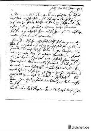 4: Brief von Karl Abraham Freiherr von Zedlitz an Johann Wilhelm Ludwig Gleim