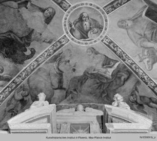 Freskenzyklus mit mariologischen Szenen : Die vier Evangelisten