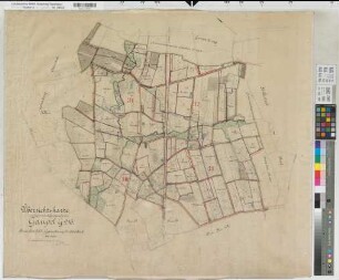 Ksp. Coesfeld (Coesfeld), Zusammenlegung Gaupel, Übersichtskarte