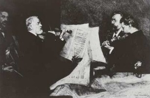 Joseph Joachim als Quartettgeiger, Radierung, Wien 1905