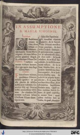 In Assumptione B. Mariae Virginis.