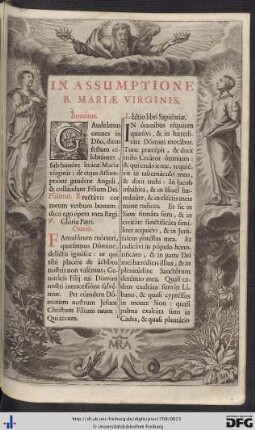 In Assumptione B. Mariae Virginis.