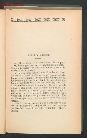 Capítulo segundo