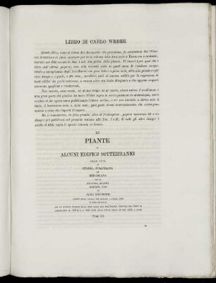 Libro Di Carlo Weber. Le Plante Di Alcuni Edifici Sotterranei ...