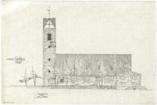 Gsaenger, Gustav; Amberg - Süd (Bayern); Ev. Erlöser Kirche - Südseite (Ansicht)