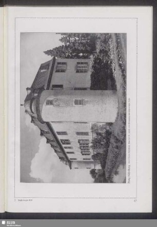 Burg Lüstelberg, Kreis Bonn-Rheinbach. Bau des 18. Jahrh. mit Benutzung mitellalterlicher Teile