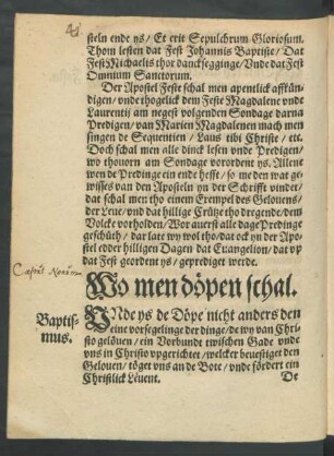 Wo men döpen schal