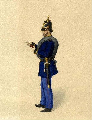 Uniformbild, Ingenieursoldat der schleswig-holsteinischen Armee 1848-1851