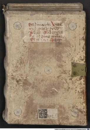Odonis (alias Bernardi) omelia super evangelium Johannis - BSB Clm 18559