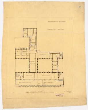 Nationalbank für Deutschland, Berlin: Grundriss 3.OG 1:200