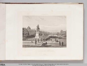 Die Pont Neuf in Paris, aus: "Excursions dagueriennes. Vues et monuments les plus remarcables du globe"