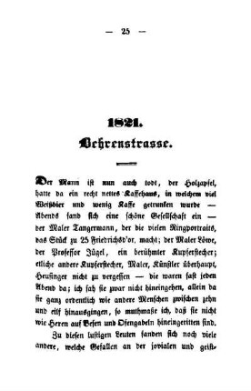 1821. Behrenstrasse