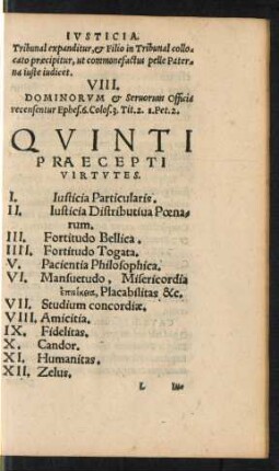 VIII. Dominorum & Servorum Officia ...