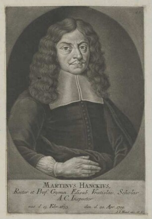 Bildnis des Martinvs Hanckivs