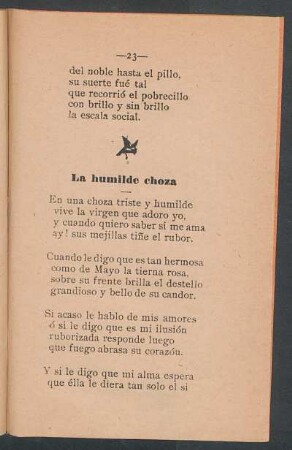 La humilde choza