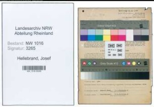 Entnazifizierung Josef Hellebrand , geb. 15.08.1900 (Stadtsekretaer)