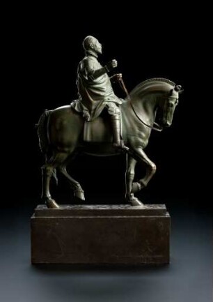 Reiterstatuette, Bronze, Anfang 17. Jahrhundert