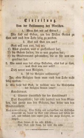 Mittlerer Katechismus der christkatholischen Religion : Auszug aus d. für sämmtliche Bisthümer Bayerns eingeführten "großen katholischen Katechismus", zum Gebrauche im Erzbisthume Bamberg