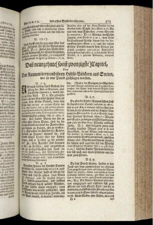 Das neunzehnte (sonst zwanzigste) Capitel