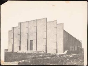 Firma Gebr. Mayer, Hannover-Vinnhorst Lagerschuppen: Ansicht der Giebelseite - entspricht der Inv.Nr. 3004
