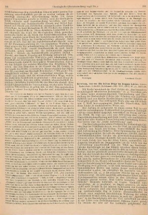 102-103 [Rezension] Quistorp, Heinrich, Die letzten Dinge im Zeugnis Calvins