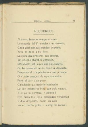 Recuerdos