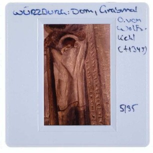 Wolfskeelmeister, Grabmal des Bischofs Otto II. von Wolfskeel,Würzburg, Dom