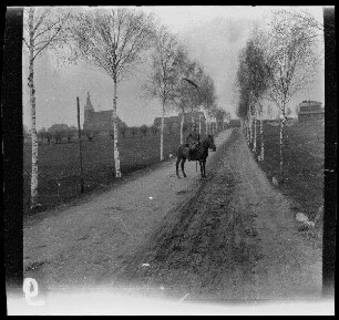 "Straße von Tauroggen (=Tauragë, Bez. Tauragë, Litauen) nach Kielmy (=Kelmë, Bez. Ðiauliai, Litauen)"