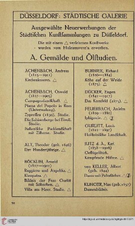 Düsseldorf: Städtische Galerie