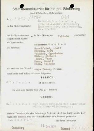 Lederle, Heinrich