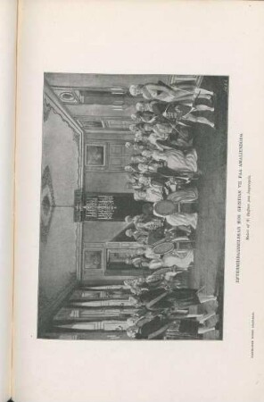 Eftermiddagsselskab Hos Kristian VII Paa Amalienborg. Maleri af W. Haffner paa Jægerspris.