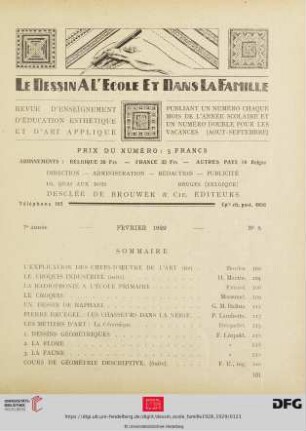 No. 5 (Février 1929)