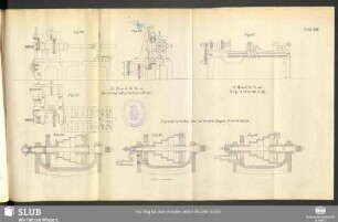 H. Hind & Son. Horizontalbohrmaschine ; H. Hind & Son. Suportdrehbank ; Spindelstöcke der selbstthätigen Drehbänke