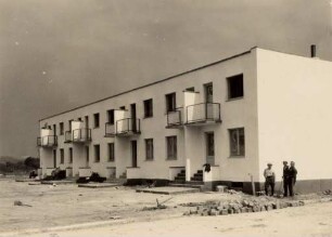 Eröffnung der Dammerstocksiedlung. Häuserzeile