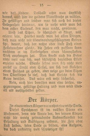 Der Körper