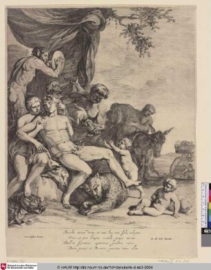 [Bacchanal mit zwölf Figuren; Bacchanal with twelve figures]