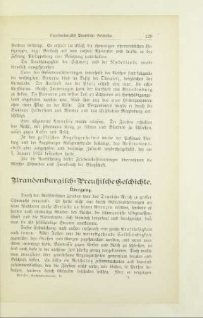 Brandenburgisch-Preußische Geschichte
