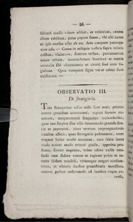 Observatio III.