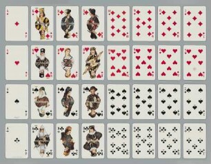 Kartenspiel zum Saarbrücker Bergmannskalender 1978: Bergmännisches Kartenspiel; Bergmänner und Trachten