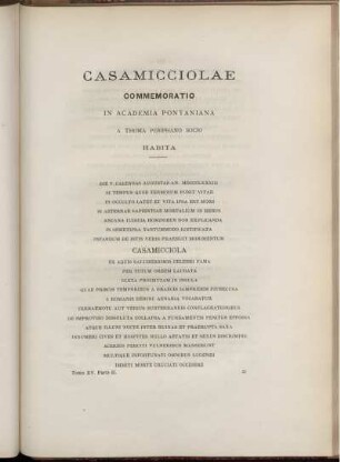 GASAMICGIOLAE COMMEMORATIO
