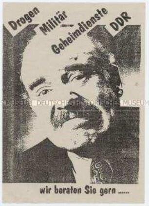Flugblatt der Jungdemokraten mit Veranstaltungshinweisen
